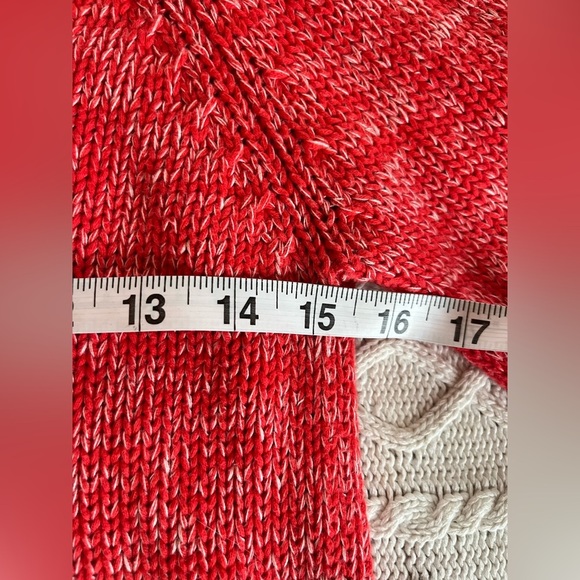 Sale! American Eagle Cotton Rich Coral Long Sleeve Sweater Women’s Size Small - Picture 15 of 16